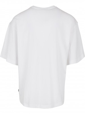 Мъжка тениска в бял цвят Urban Classics Big Double Pocket