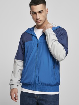 Мъжко преходно яке в син цвят Urban Classics Zip Away Track Jacket 