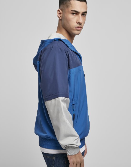 Мъжко преходно яке в син цвят Urban Classics Zip Away Track Jacket, Urban Classics, Якета Пролет / Есен - Complex.bg