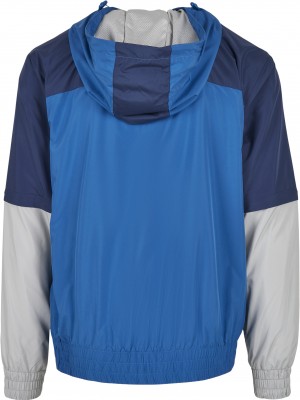 Мъжко преходно яке в син цвят Urban Classics Zip Away Track Jacket 