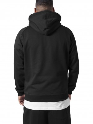 Мъжки изчистен черен суичър Urban Classics Black TB014