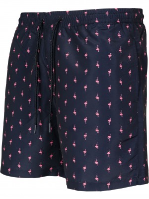 Мъжки плувни шорти Urban Classics Pattern?Swim Shorts flamingo  Мъжки плувни шорти Urban Classics Pattern?Swim Shorts flamingo