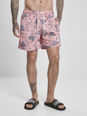 Мъжки плувни шорти Urban Classics Pattern?Swim Shorts yacht aop 