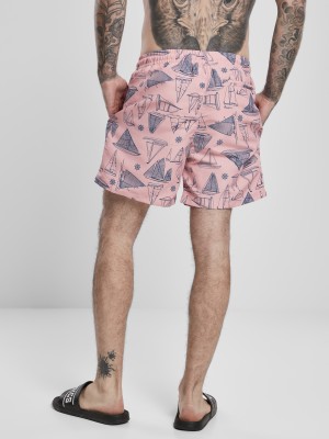 Мъжки плувни шорти Urban Classics Pattern?Swim Shorts yacht aop 