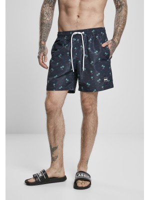 Мъжки плувни шорти Urban Classics Pattern?Swim Shorts island aop 