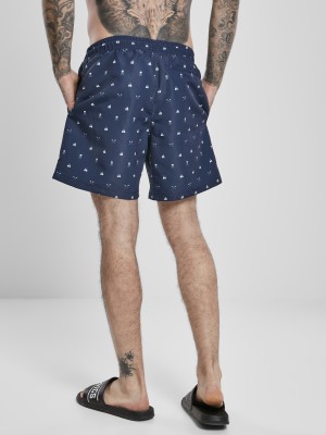 Мъжки плувни шорти Urban Classics Pattern?Swim Shorts skullandyacht aop  Мъжки плувни шорти Urban Classics Pattern?Swim Shorts skullandyacht aop