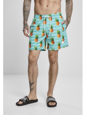 Мъжки плувни шорти Urban Classics Pattern?Swim Shorts pineapple aop 