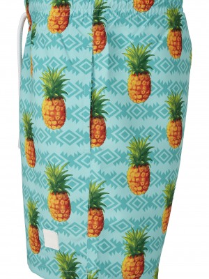 Мъжки плувни шорти Urban Classics Pattern?Swim Shorts pineapple aop  Мъжки плувни шорти Urban Classics Pattern?Swim Shorts pineapple aop