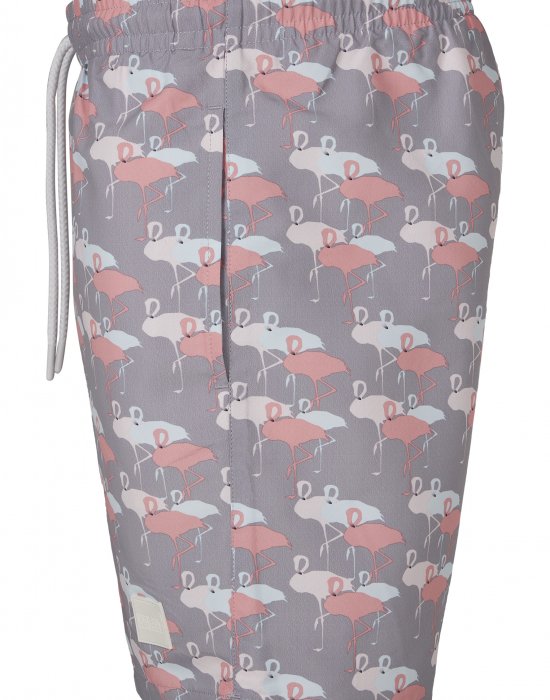 Мъжки плувни шорти Urban Classics Pattern?Swim Shorts flamingo aop X, Urban Classics, Къси панталони - Complex.bg