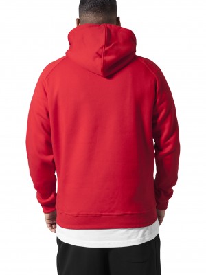 Мъжки изчистен червен суичър Urban Classics red TB014