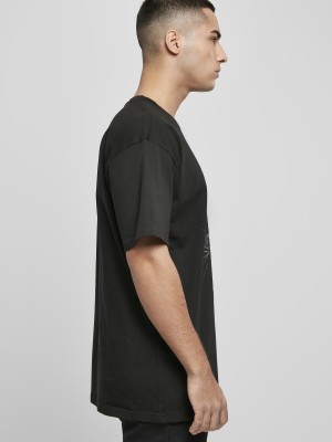 Мъжка тениска в черно Mister Tee