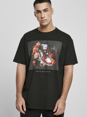 Мъжка тениска в черно Mister Tee Renairssance Painting 