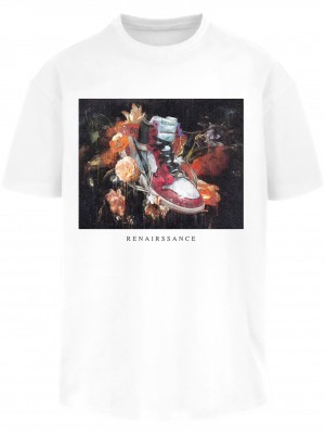 Мъжка тениска в бяло Mister Tee Renairssance Painting  Мъжка тениска в бяло Mister Tee Renairssance Painting