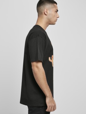 Мъжка тениска в черно Mister Tee Eat Lit Oversize