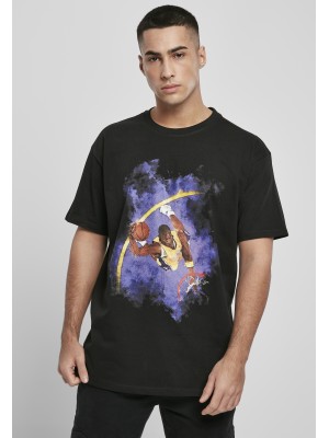 Мъжка тениска в черно Mister Tee