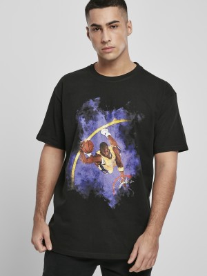 Мъжка тениска в черно Mister Tee