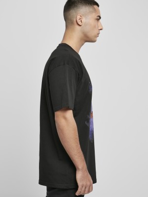 Мъжка тениска в черно Mister Tee