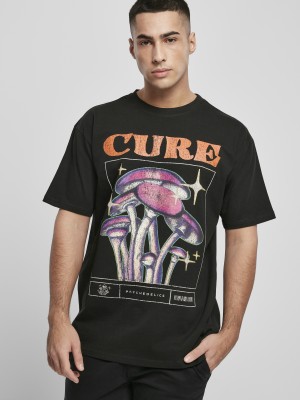 Мъжка тениска в черно Mister Tee