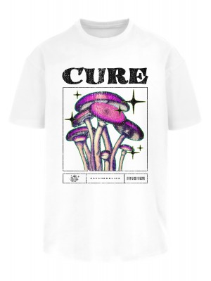 Мъжка тениска в бяло Mister Tee