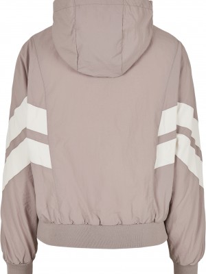 Дамско спортно горнище Urban Classics duskrose/whitesand  Дамско спортно горнище Urban Classics duskrose/whitesand