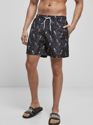 Мъжки плувни шорти Urban Classics Pattern?Swim Shorts surf aop  Мъжки плувни шорти Urban Classics Pattern?Swim Shorts surf aop