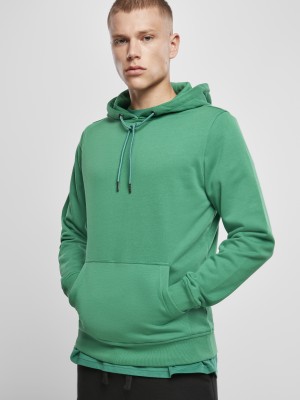 Мъжки суичър в зелен цвят Urban Classics Basic Terry 