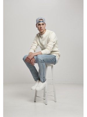 Мъжка блуза в пясъчен цвят Urban Classics от органичен памук