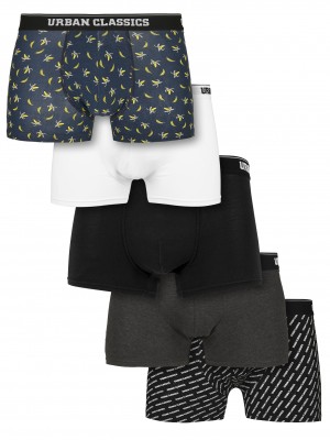 Комплект от пет чифта босерки ban.aop+brand.aop+cha+blk+wht 