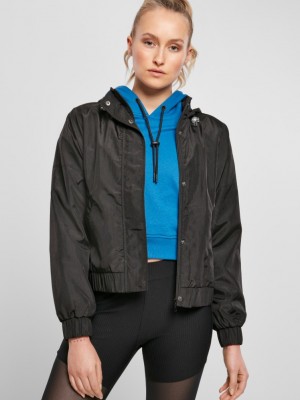 Дамско спортно яке в черен цвят Urban Classics 