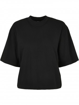 Дамска тениска в черен цвят Urban Classics от органичен памук