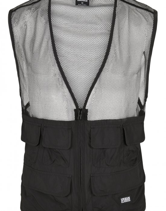 Мъжки елек в черен цвят Urban Classics Light Pocket Vest, Urban Classics, Якета - Complex.bg