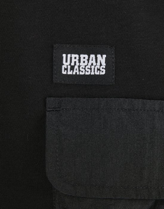 Мъжки суичър в черен цвят Urban Classics Commuter, Urban Classics, Суичъри - Complex.bg