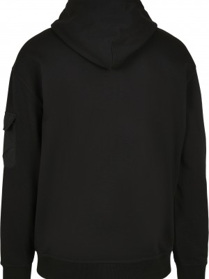 Мъжки суичър в черен цвят Urban Classics Commuter Мъжки суичър в черен цвят Urban Classics Commuter