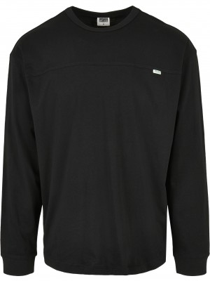 Мъжка блуза в черен цвят Urban Classics от органичен памук