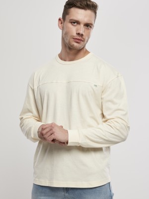 Мъжка блуза в пясъчен цвят Urban Classics от органичен памук Мъжка блуза в пясъчен цвят Urban Classics от органичен памук