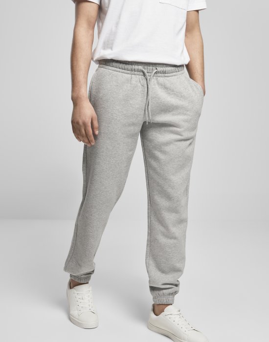 Мъжко долнище в сив цвят Urban Classics Basic Sweatpants 2.0, Urban Classics, Долнища - Complex.bg