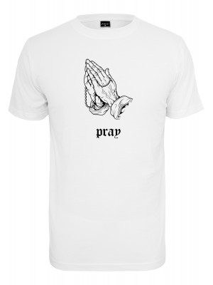 Мъжка тениска в бяло Mister Tee