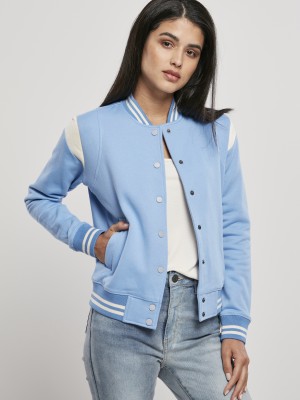 Дамско колежанско яке в син цвят Urban Classics 