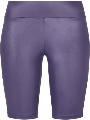 Дамски къс клин в лилав цвят Urban Classics 