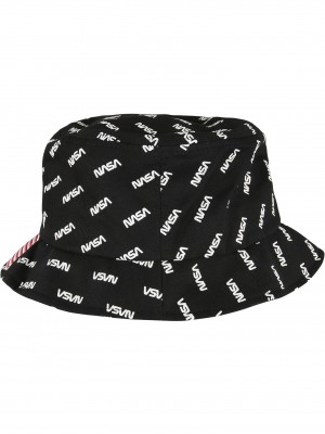 Шапка за риболов с наклонена периферия в черно Mister Tee