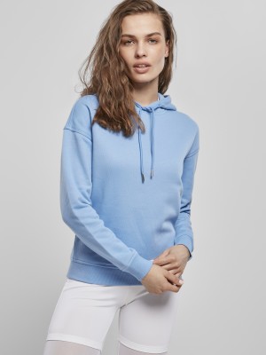 Дамски суичър в син цвят Urban Classics Ladies Hoody clearwater