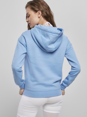 Дамски суичър в син цвят Urban Classics Ladies Hoody clearwater