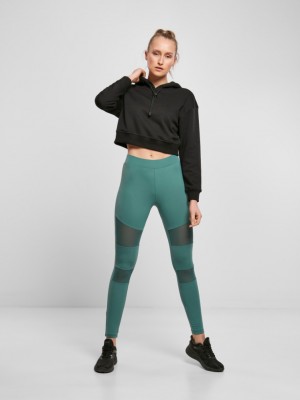 Дамски суичър в черен цвят Urban Classics Ladies Short Terry Hoody