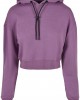 Дамски суичър в лилав цвят Urban Classics Ladies Short Terry Hoody, Urban Classics, Суичъри - Complex.bg