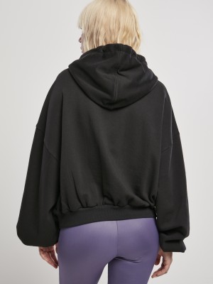 Дамски суичър в черен цвят Urban Classics от органичен памук