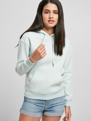 Дамски суичър в светлосин меланж Urban Classics