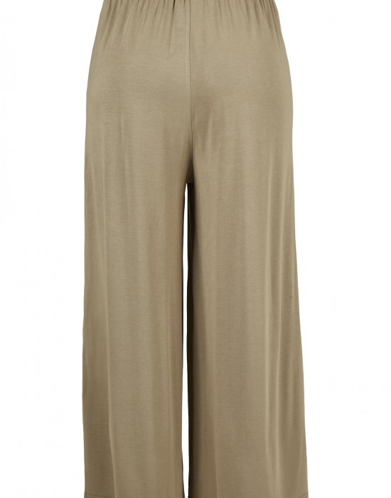 Дамски панталон в каки цвят Urban Classics Ladies Modal Culotte khaki, Urban Classics, Панталони - Complex.bg