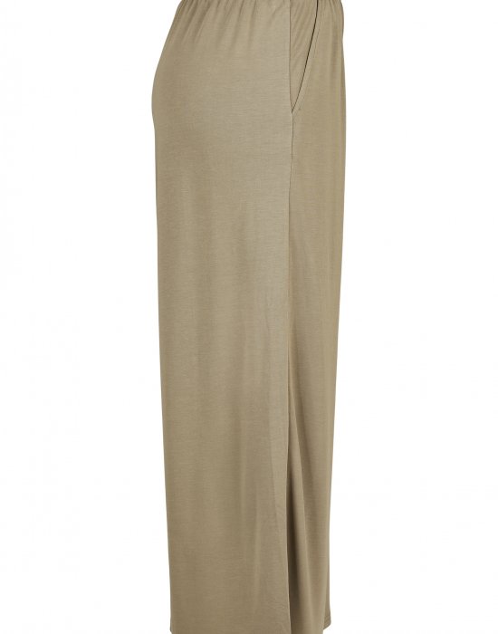 Дамски панталон в каки цвят Urban Classics Ladies Modal Culotte khaki, Urban Classics, Панталони - Complex.bg