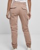 Дамски карго панталон Urban Classics Ladies High Waist Cargo Pants  в цвят пепел от рози, Urban Classics, Панталони - Complex.bg