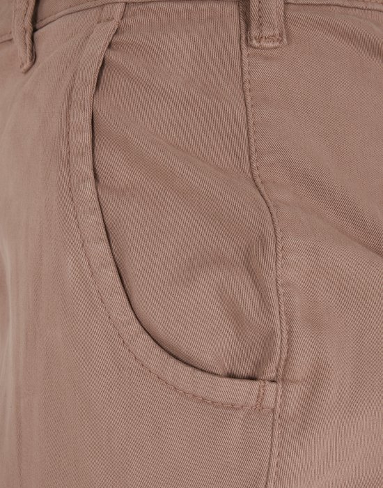Дамски карго панталон Urban Classics Ladies High Waist Cargo Pants  в цвят пепел от рози, Urban Classics, Панталони - Complex.bg